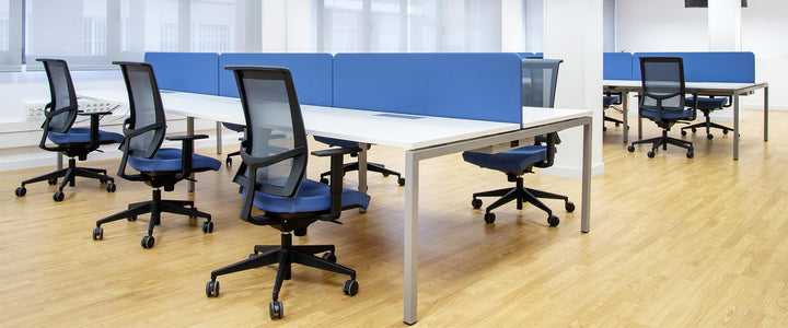 office furniture bench desks chairs screens 