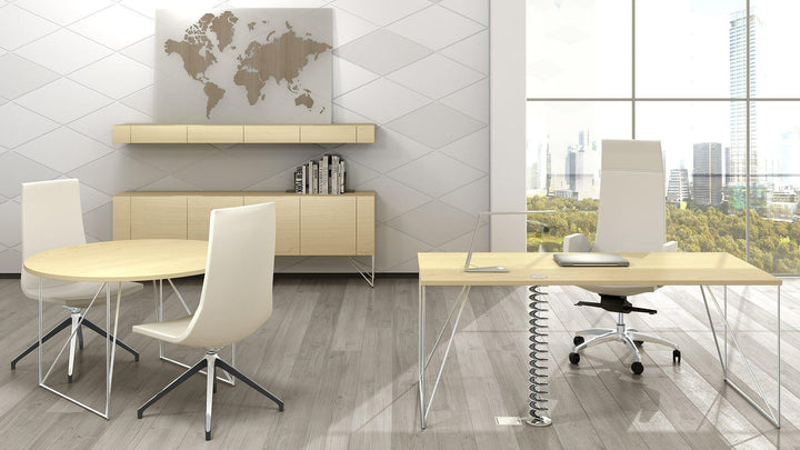 bright cream modern office furniture