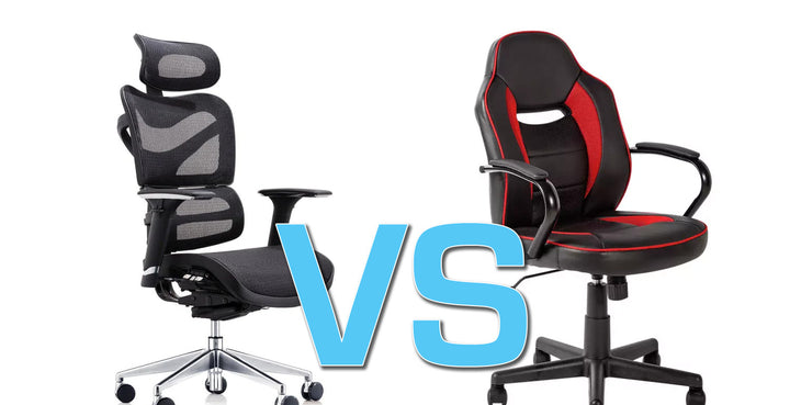 comparison of office chairs and gaming chairs