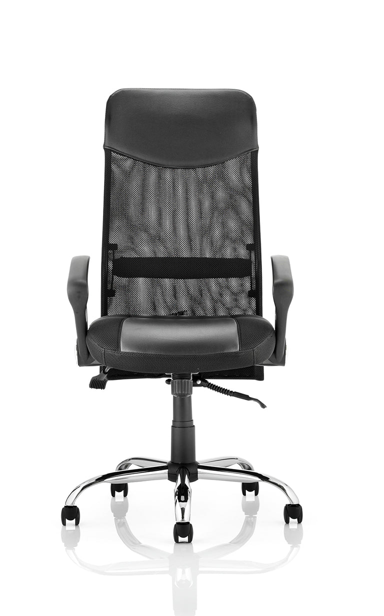mesh high back ergonomic executive office chair front
