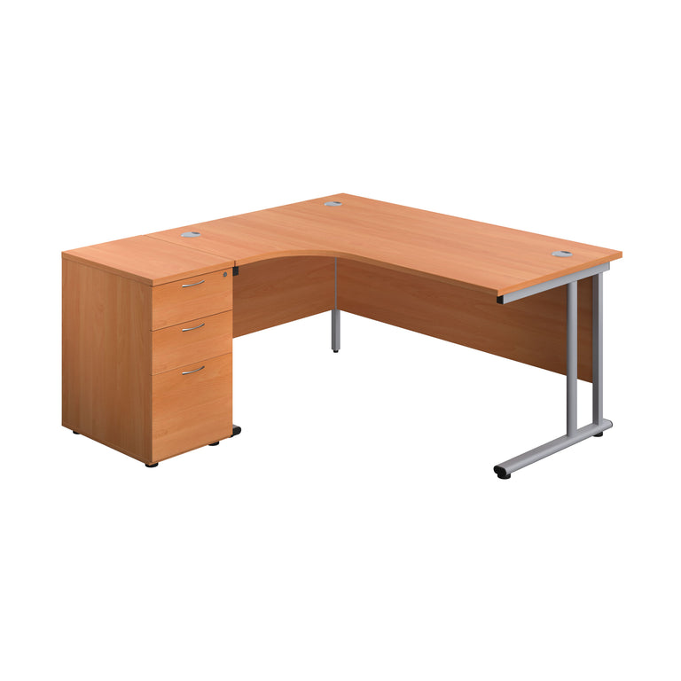 Cantilever Desk With Desk High Pedestal CT