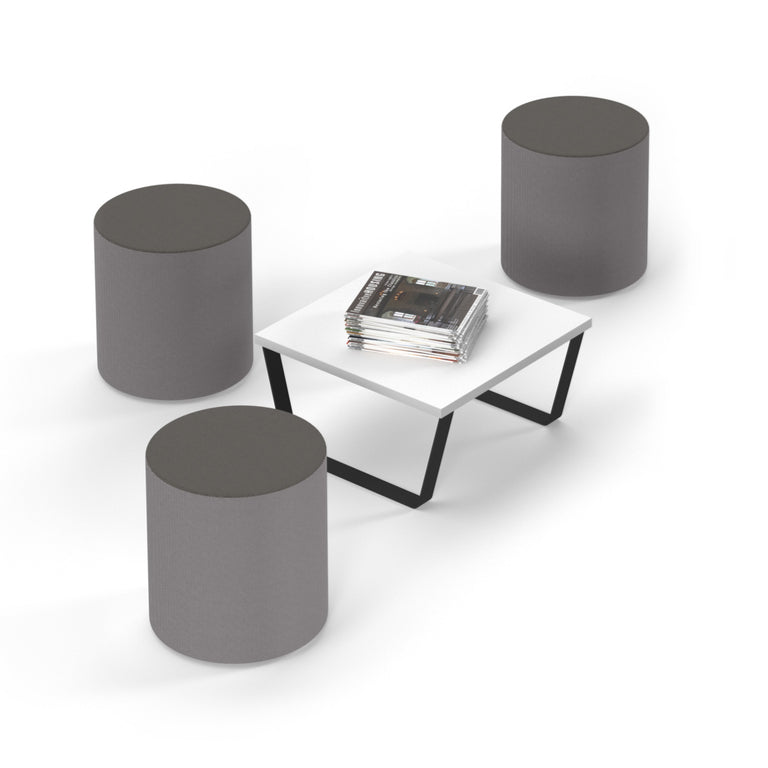 Groove Modular Breakout Seating - Forecast Grey Body With Present Grey Top DM