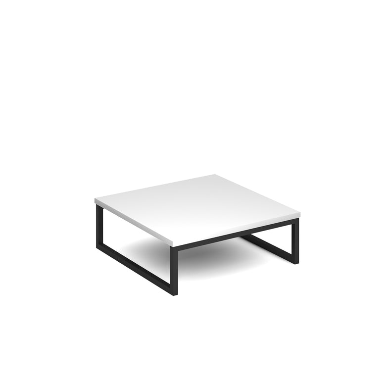 Nera Square Coffee Table 700mm X 700mm With Black Frame DM