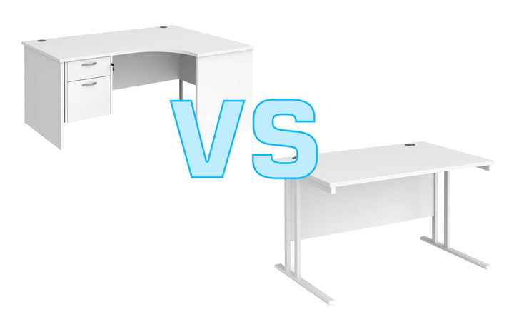 Curved vs Straight (Rectangular) – which office desk is best for you?