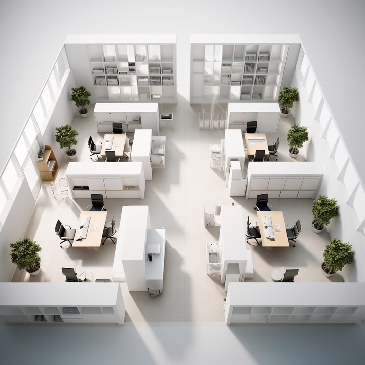 white office furniture london office model