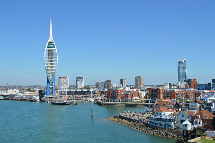 View of seaside part of Portsmouth