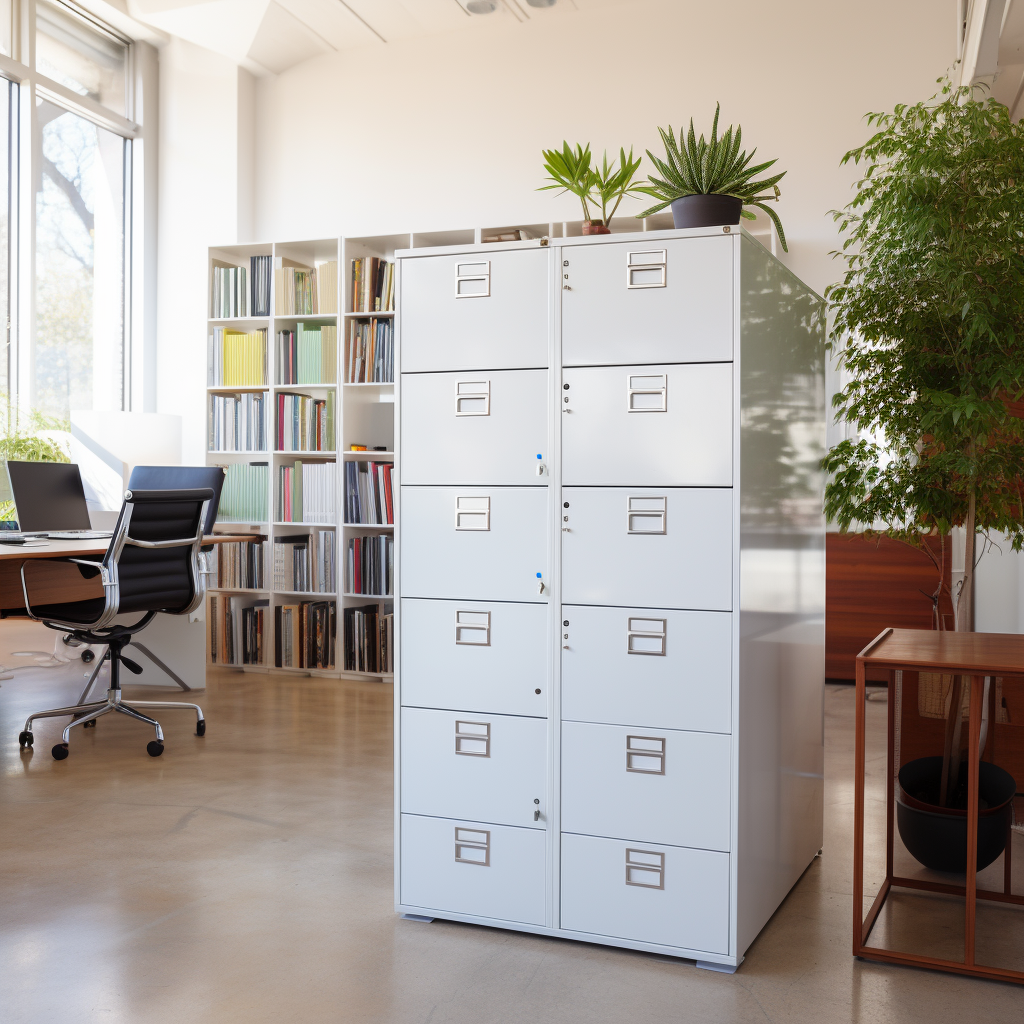 What is an office filing cabinet?