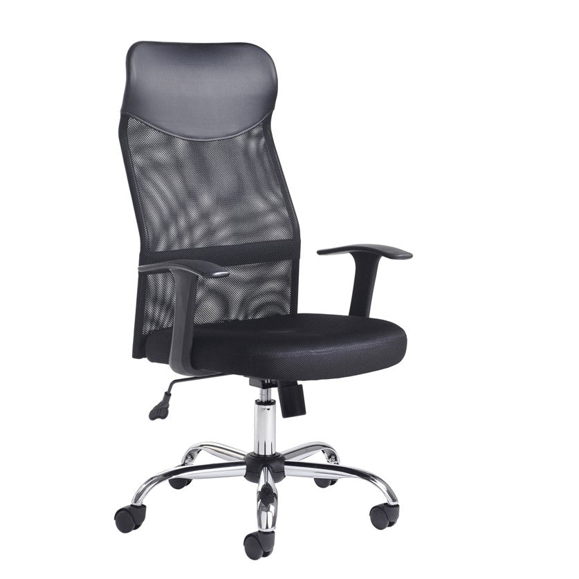 Airpro high back mesh operators chair - black DM