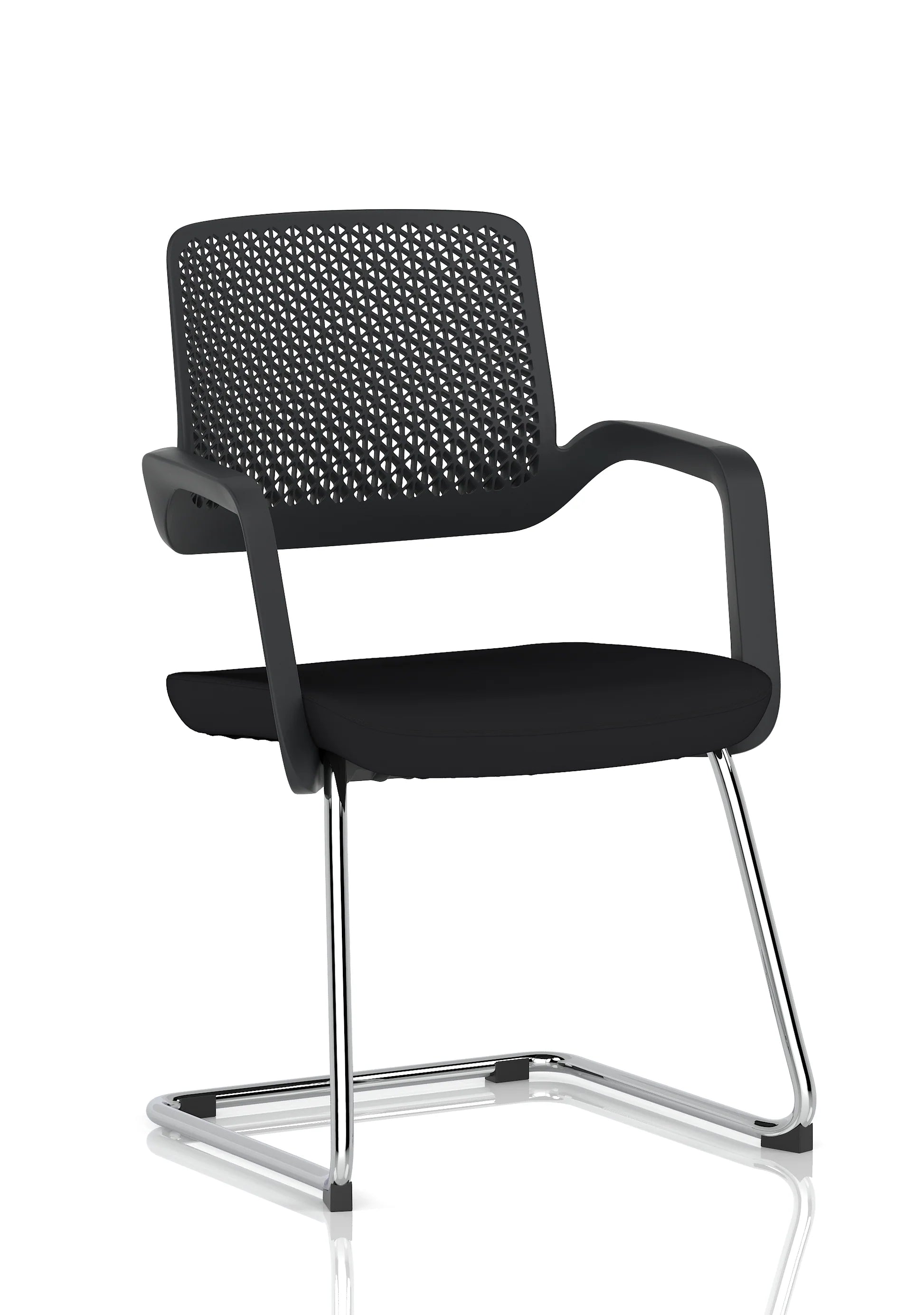 Cosmo Cantilever Chair Black