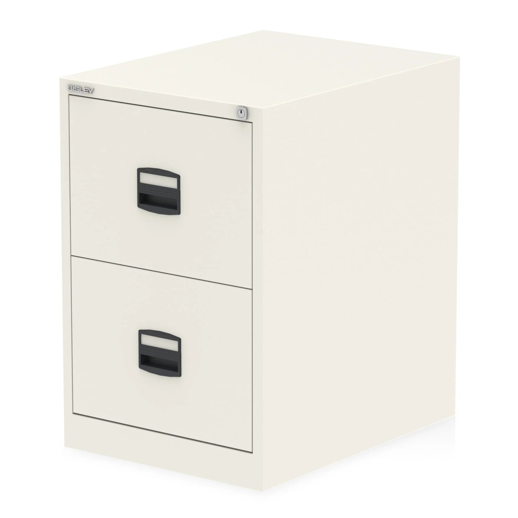 Qube by Bisley Filing Cabinet in White - 2 or 3 Drawers
