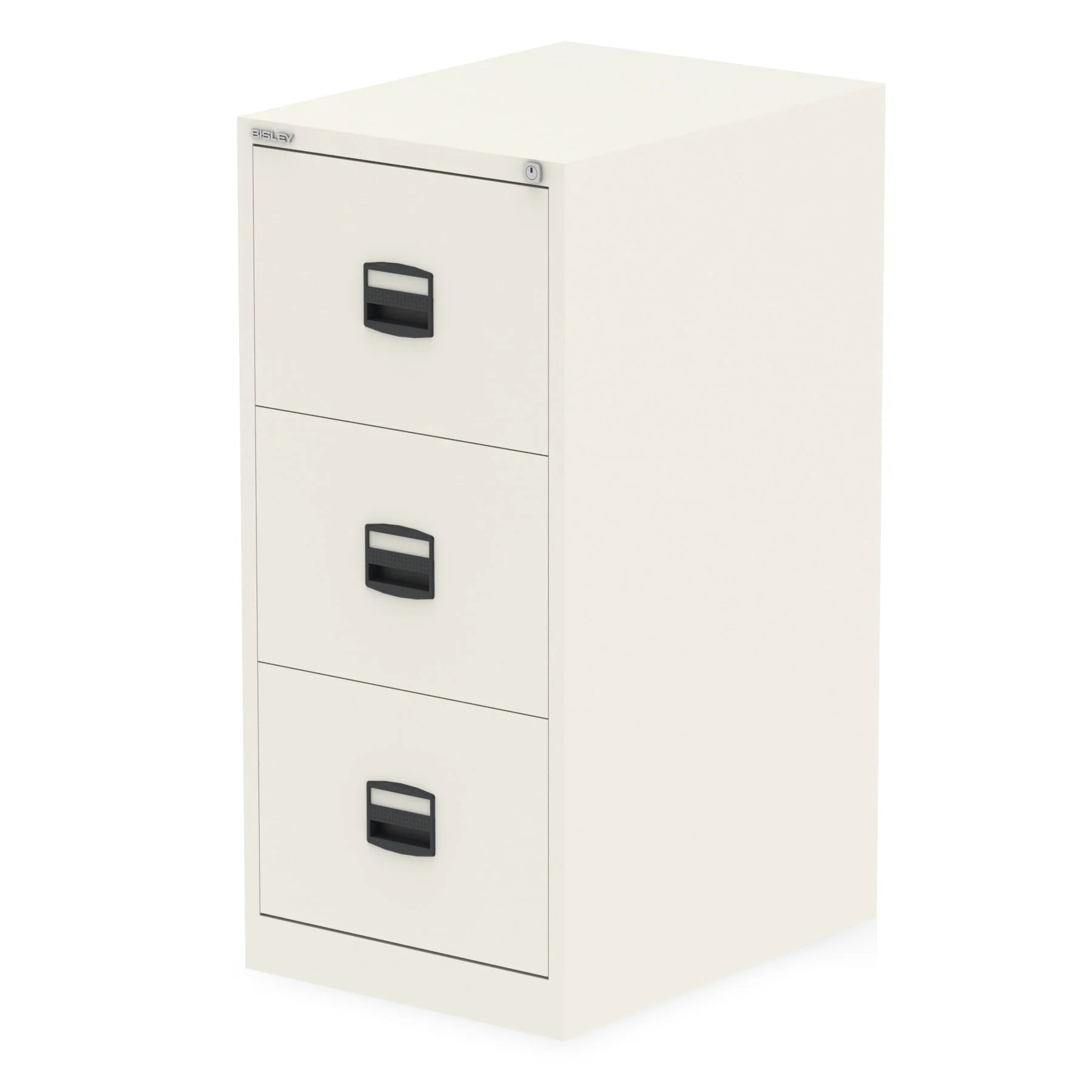 Qube by Bisley Filing Cabinet in White - 2 or 3 Drawers