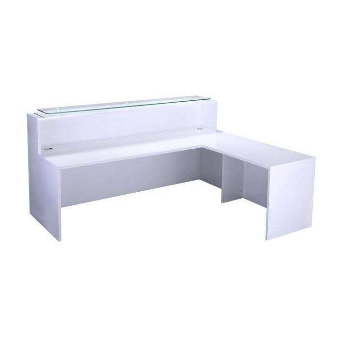 Gloss White Reception Counter MW