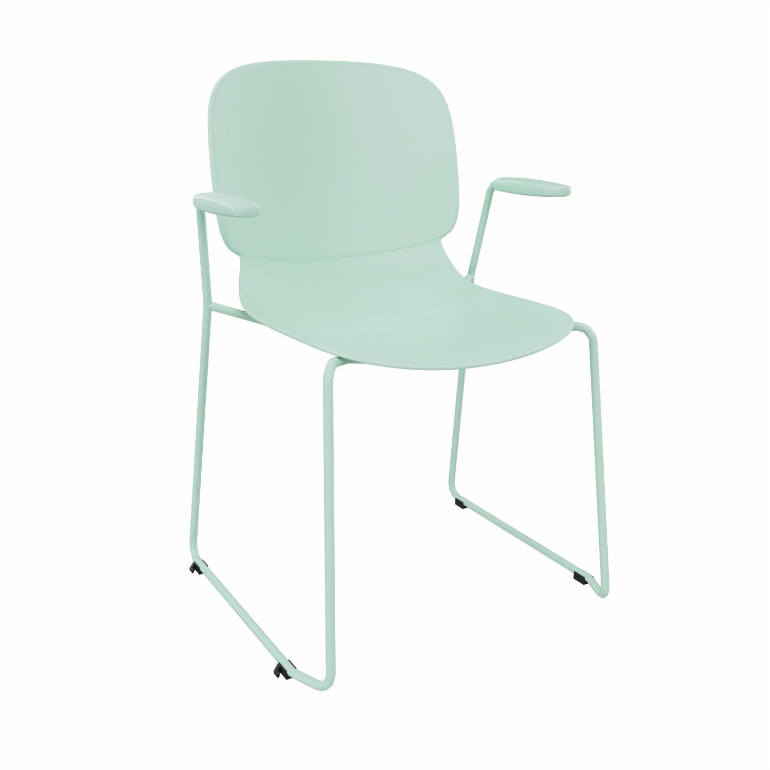 LORCA VII sledge base with armrest (sold in 2s)