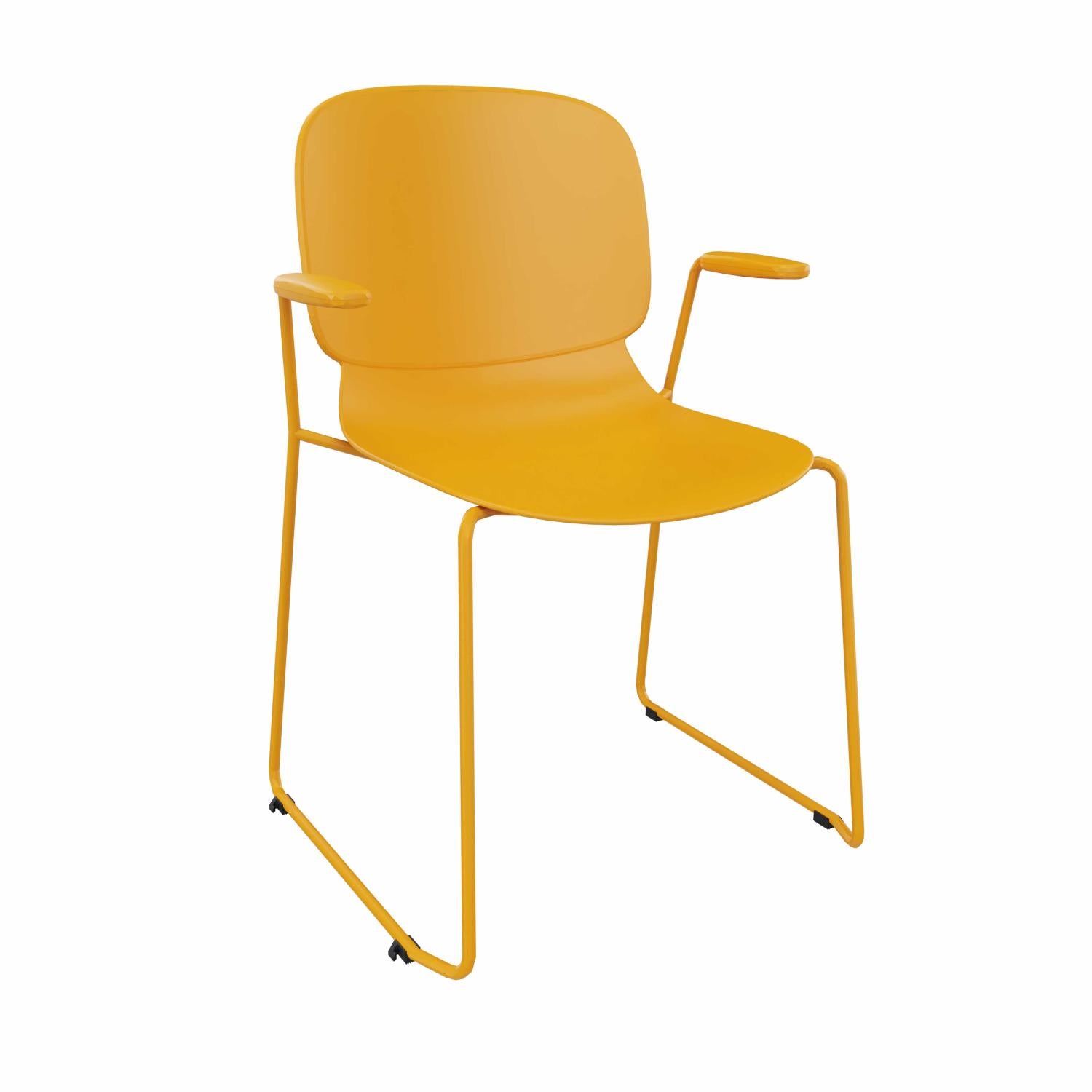 LORCA VII sledge base with armrest (sold in 2s)