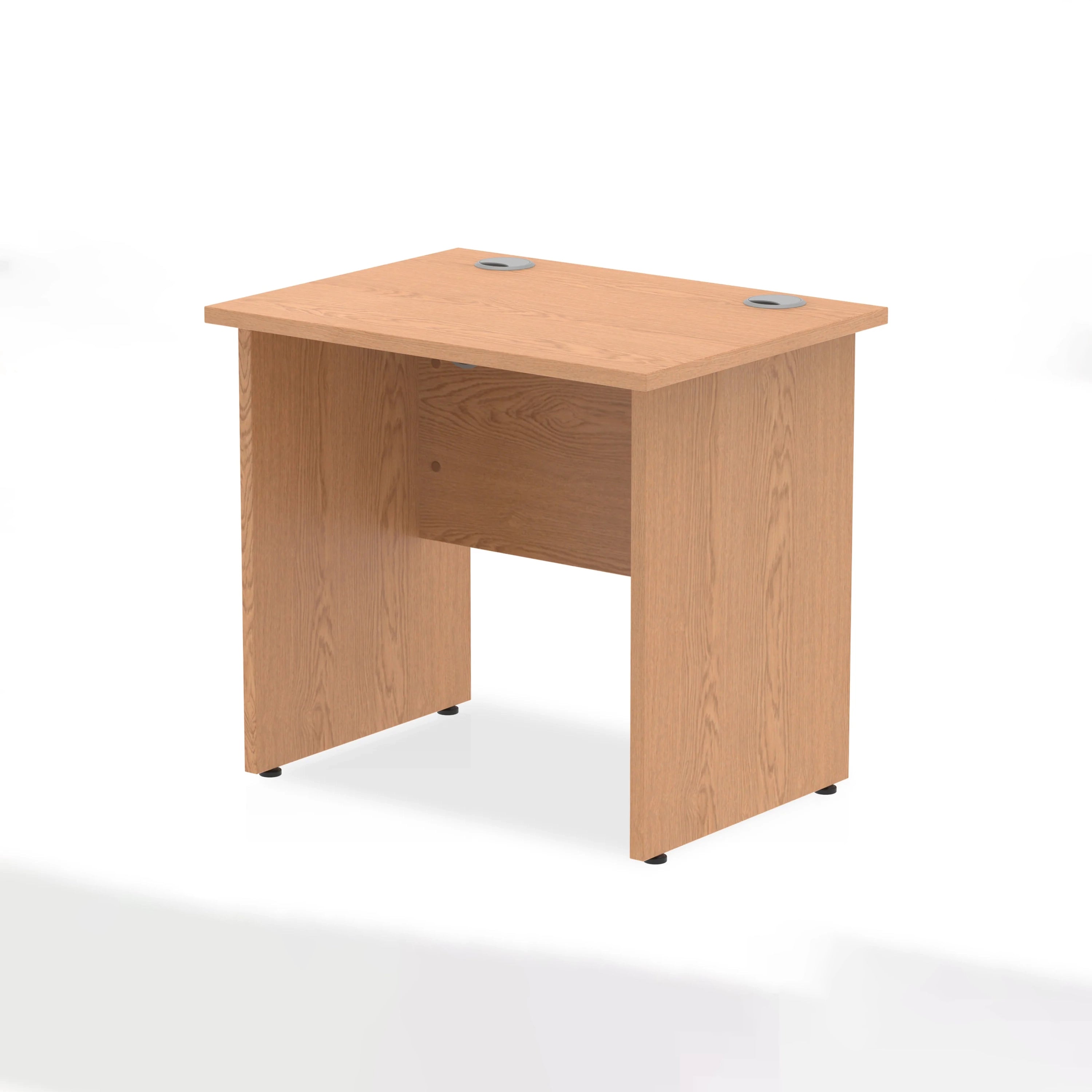 Impulse Straight Desk Panel Leg in Beech (600mm depth) DY