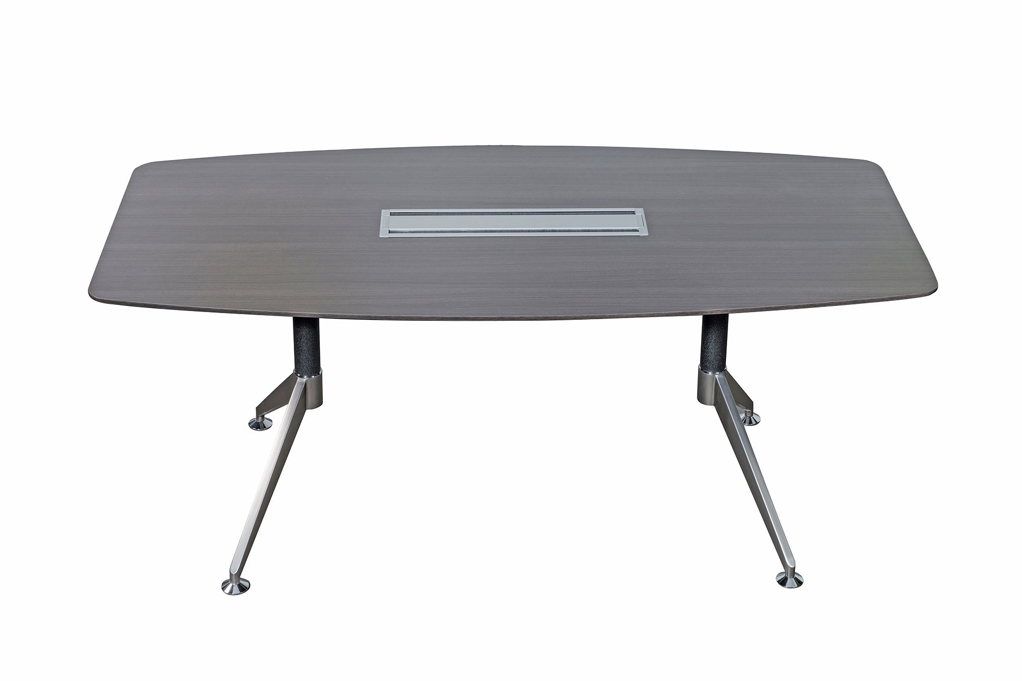 Air 1.8m Conference Table with Comms Box - Anthracite