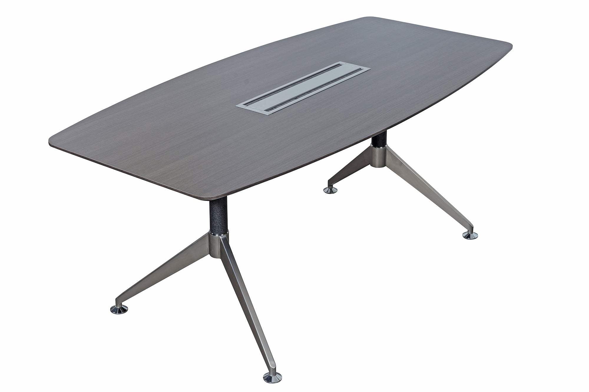 Air 2.4m Conference Table with Comms Box - Anthracite