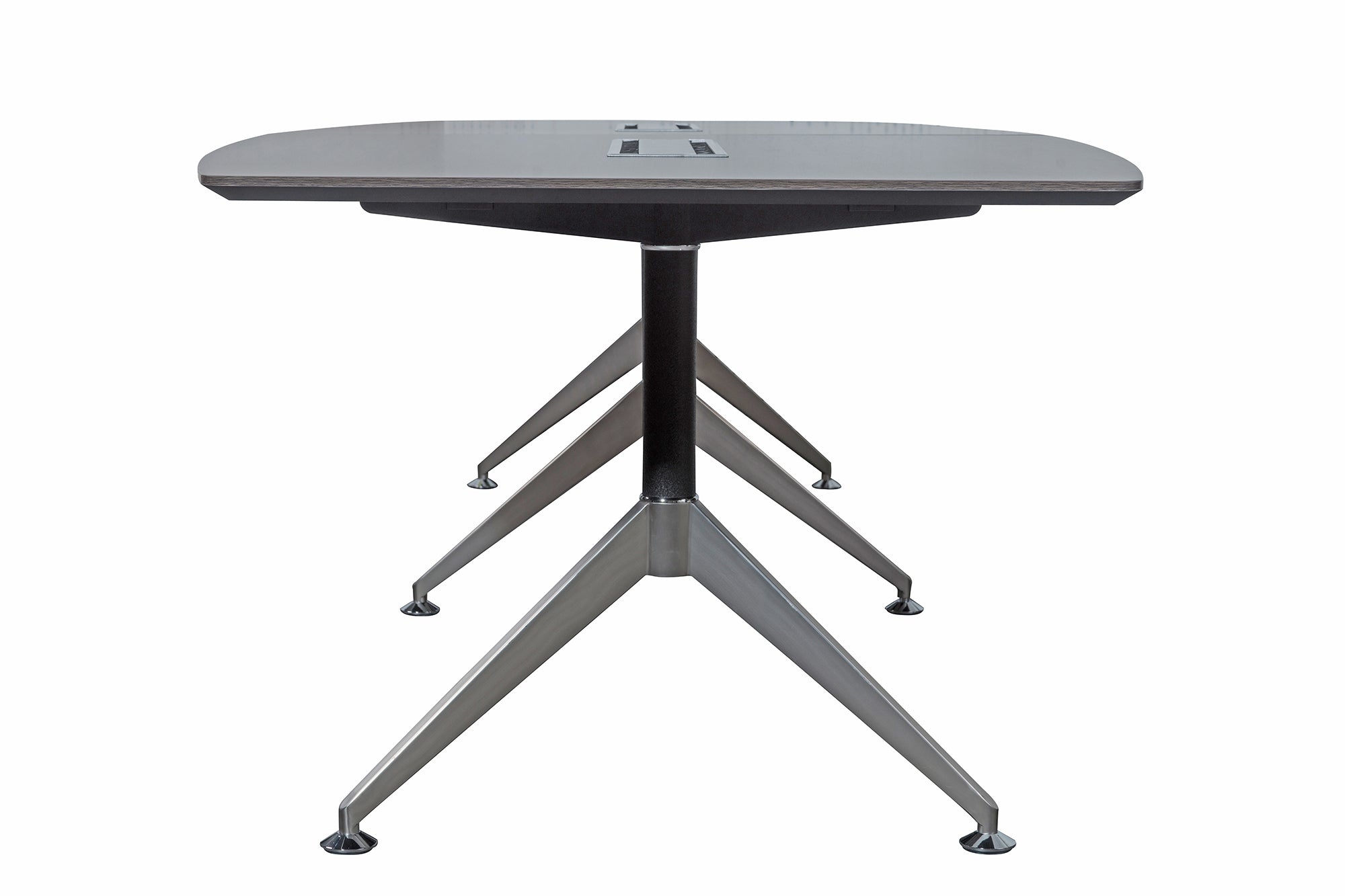 Air 3.0m Conference Table with Dual Comms Box - Anthracite