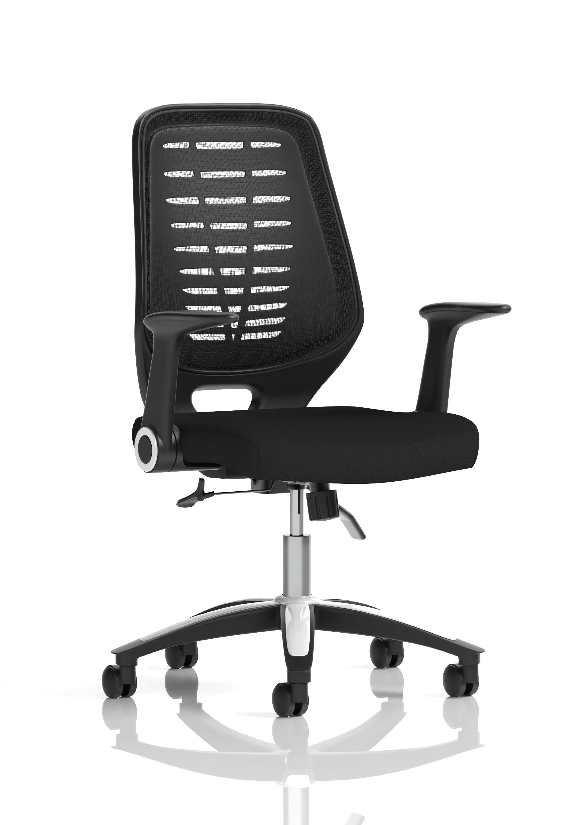Relay Medium Mesh Back Task Operator Office Chair with Arms DY