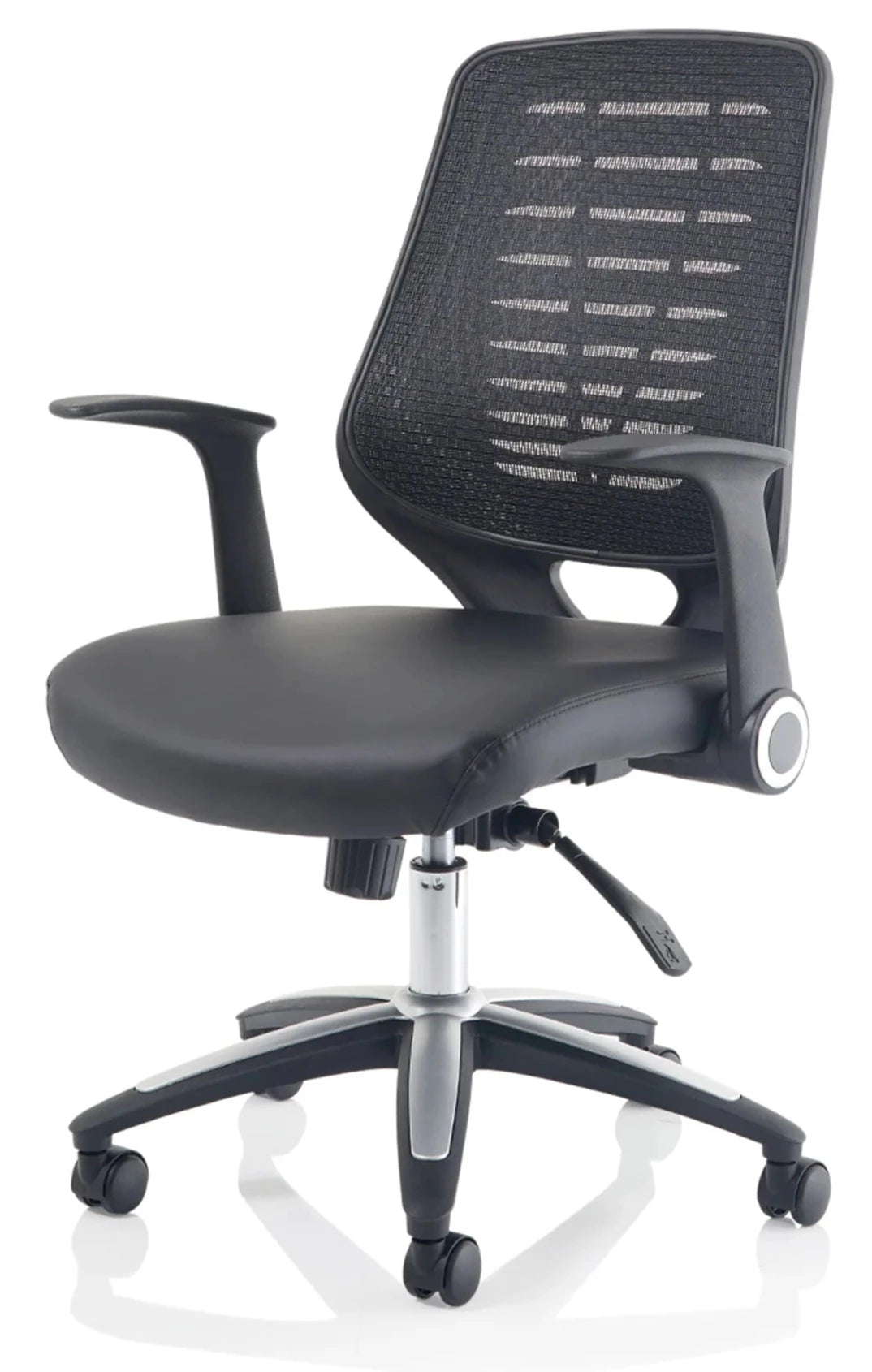 Relay Task Operator Chair Leather Seat DY