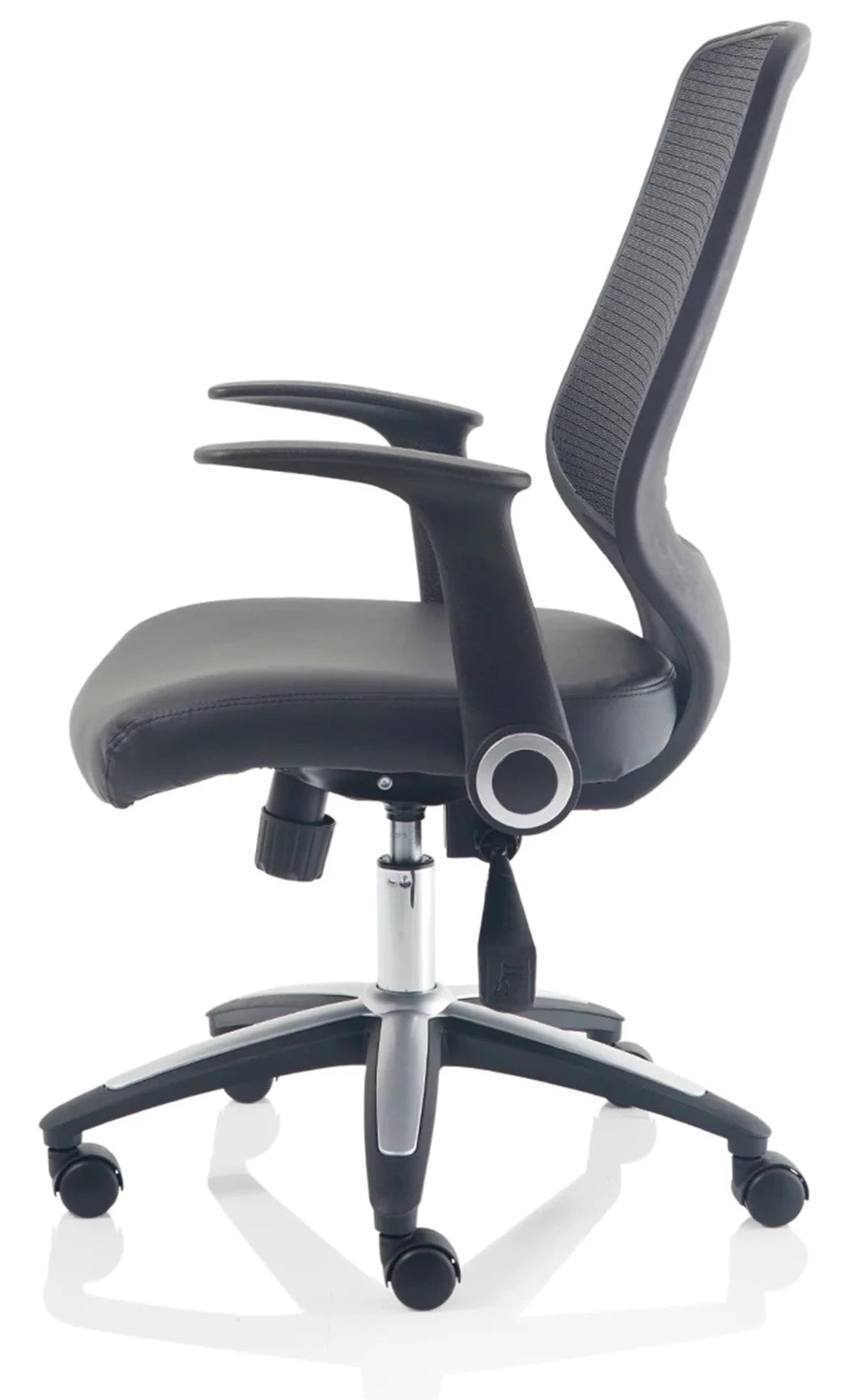 Relay Task Operator Chair Leather Seat DY