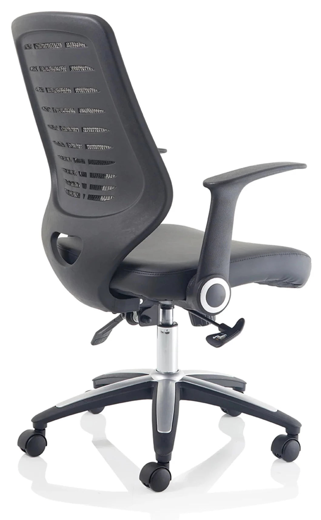 Relay Task Operator Chair Leather Seat DY