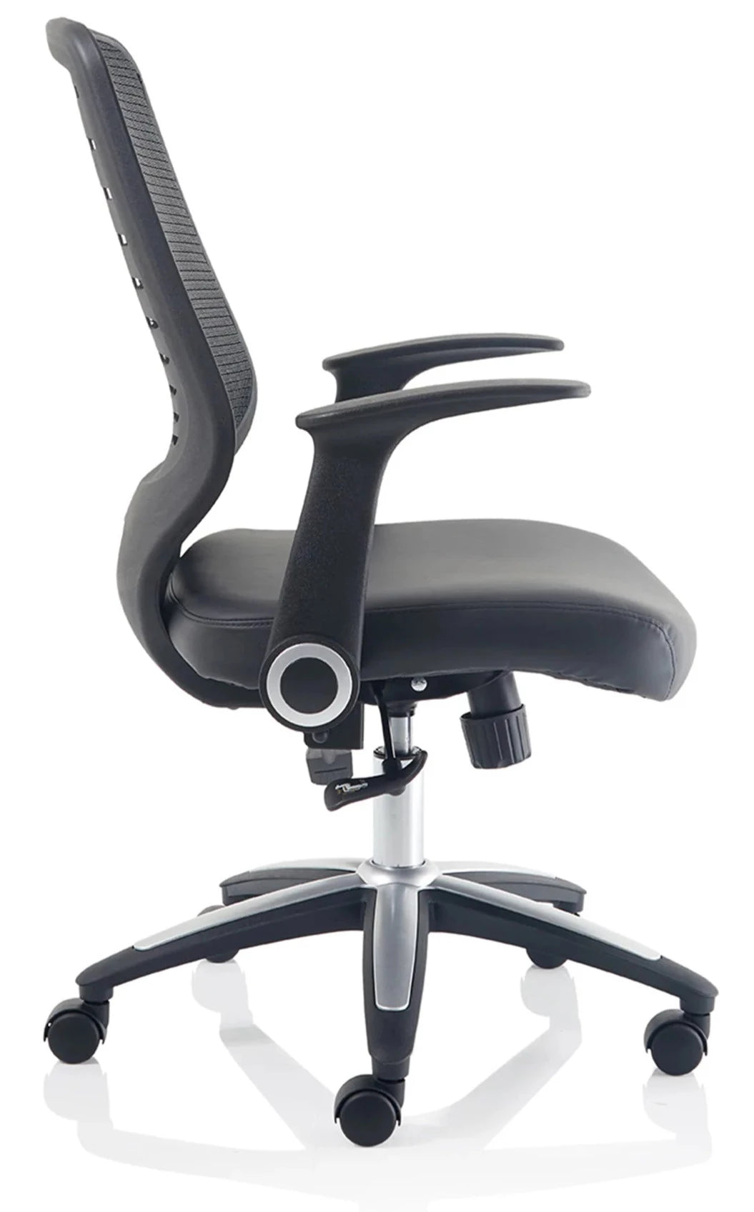 Relay Task Operator Chair Leather Seat DY