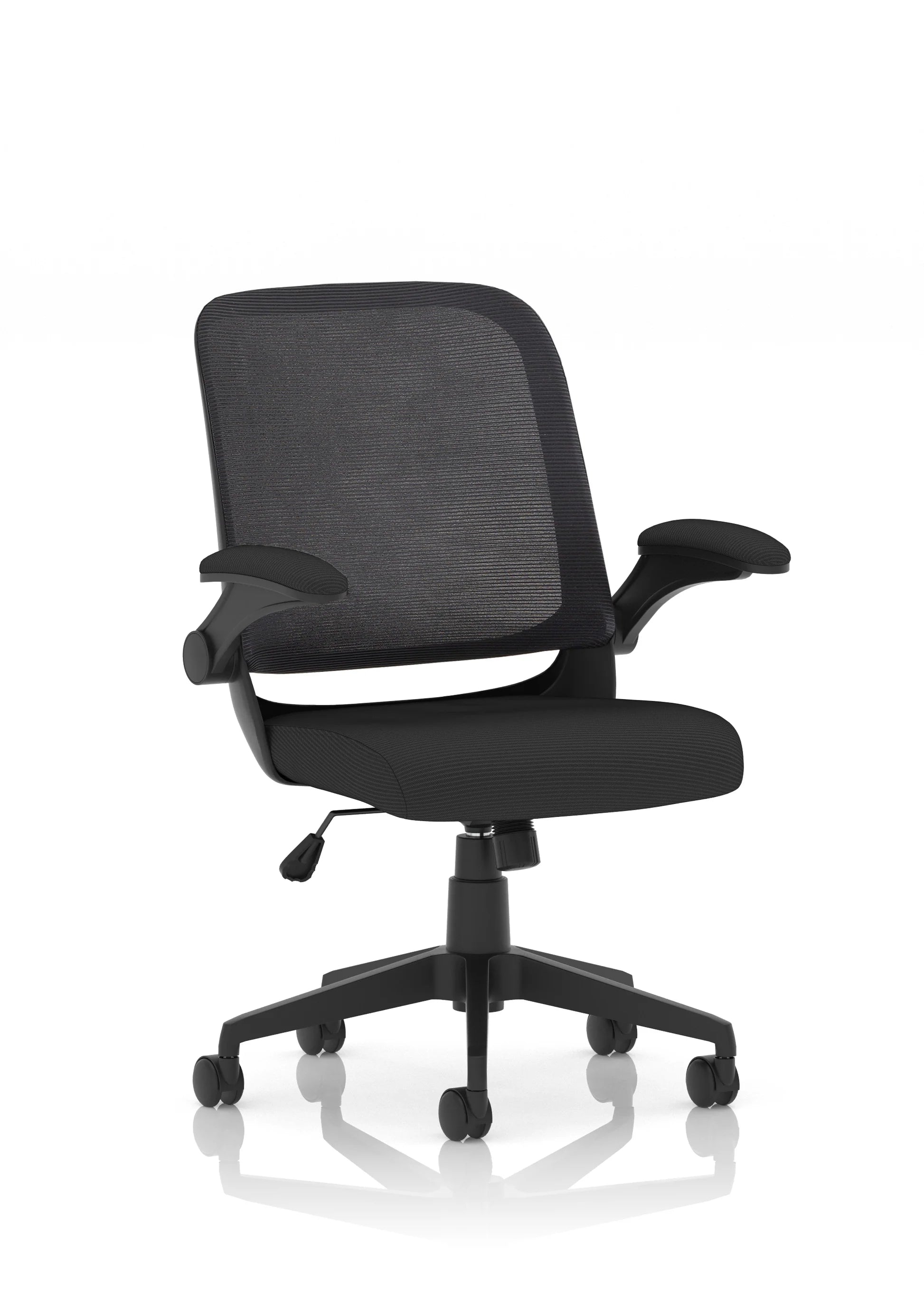 Crew Task Operator Mesh Chair With Folding Arms DY