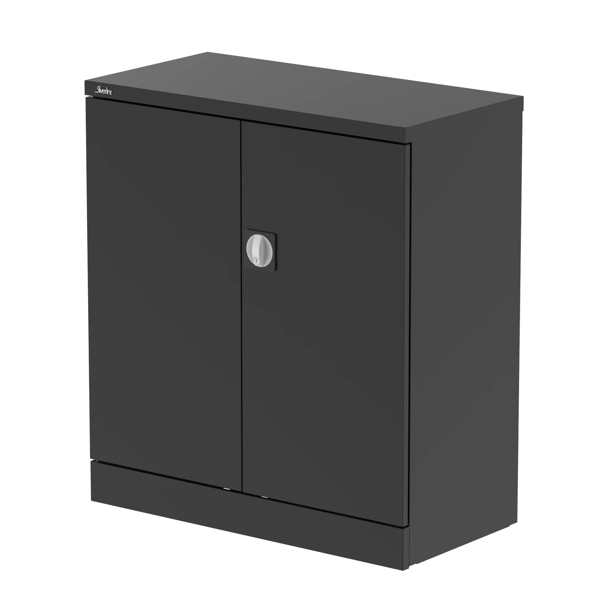 Qube Stationery 2-Door Cupboard With Shelves - 2 Sizes and 3 Colours Available