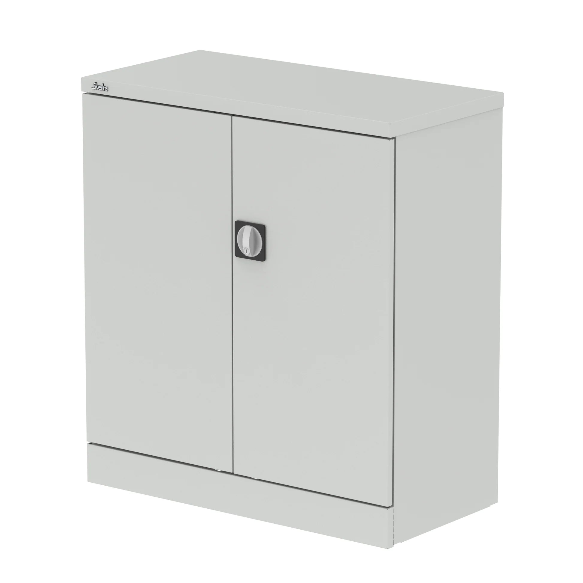 Qube Stationery 2-Door Cupboard With Shelves - 2 Sizes and 3 Colours Available