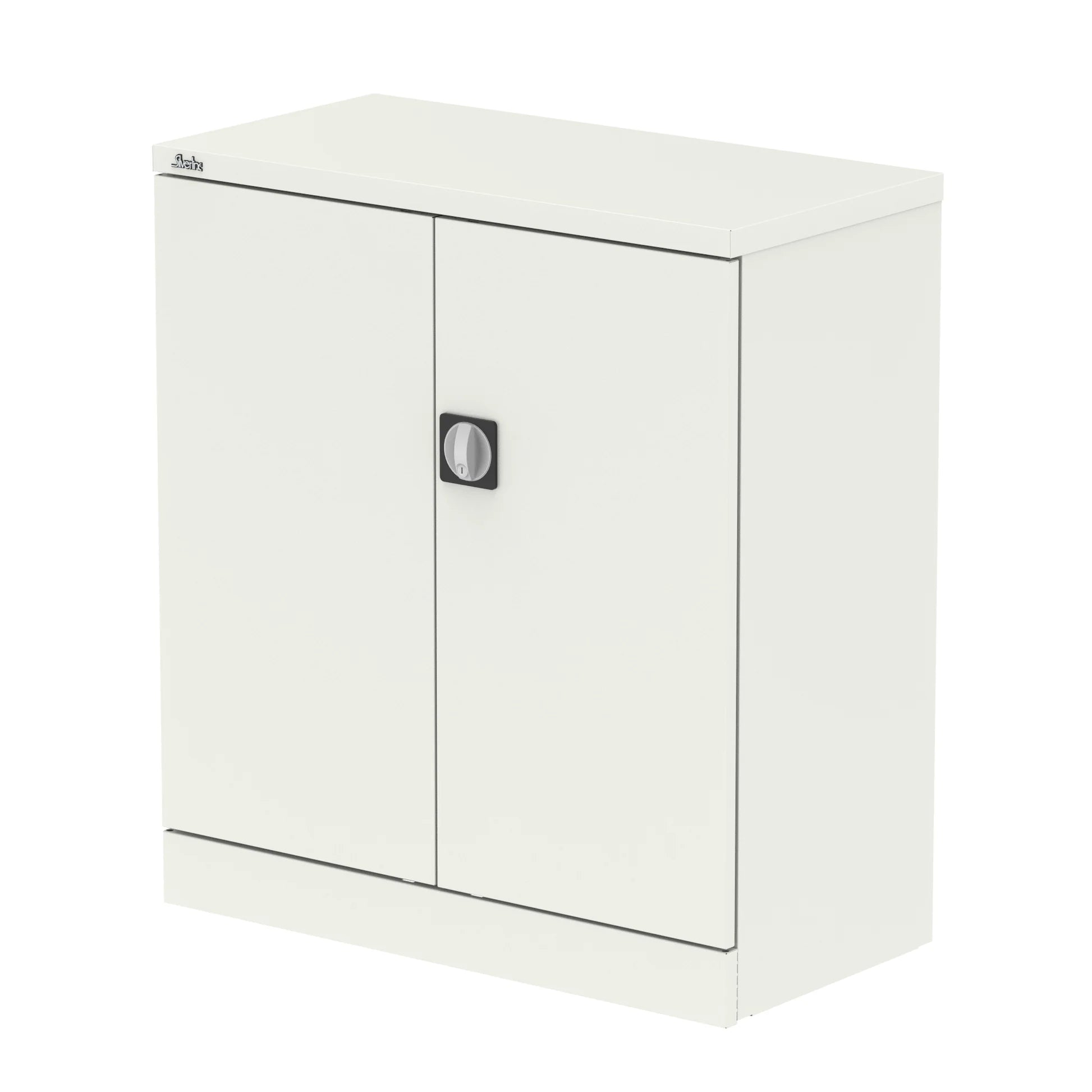 Qube Stationery 2-Door Cupboard With Shelves - 2 Sizes and 3 Colours Available