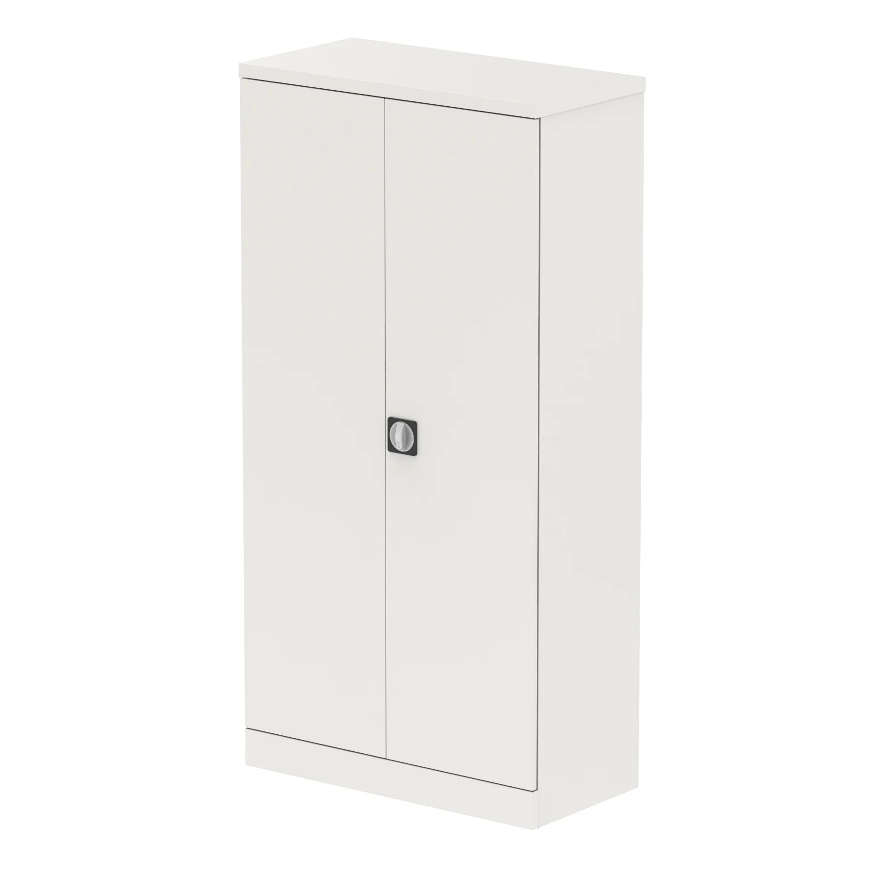 Qube Stationery 2-Door Cupboard With Shelves - 2 Sizes and 3 Colours Available