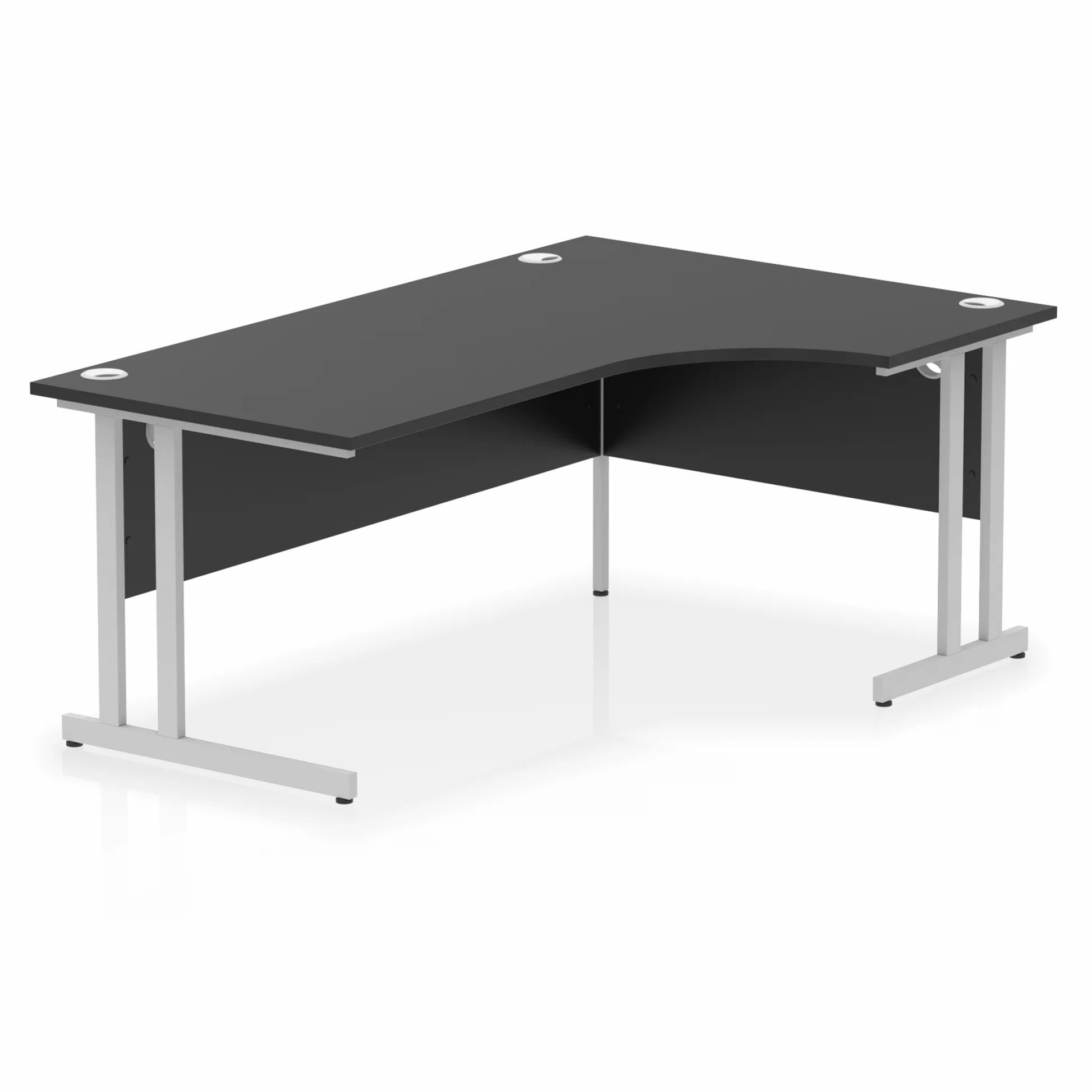 Impulse Crescent Desk Cantilever Leg in Black DY