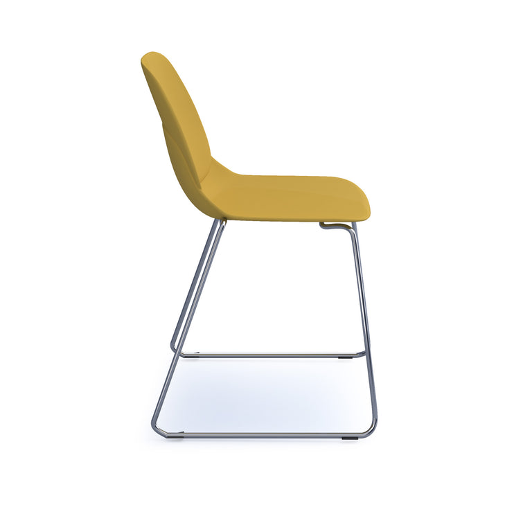 Strut Multi-Purpose Chair with Chrome Sled Frame DM