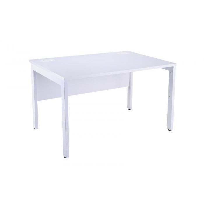White Bench Desk OI Range White Legs