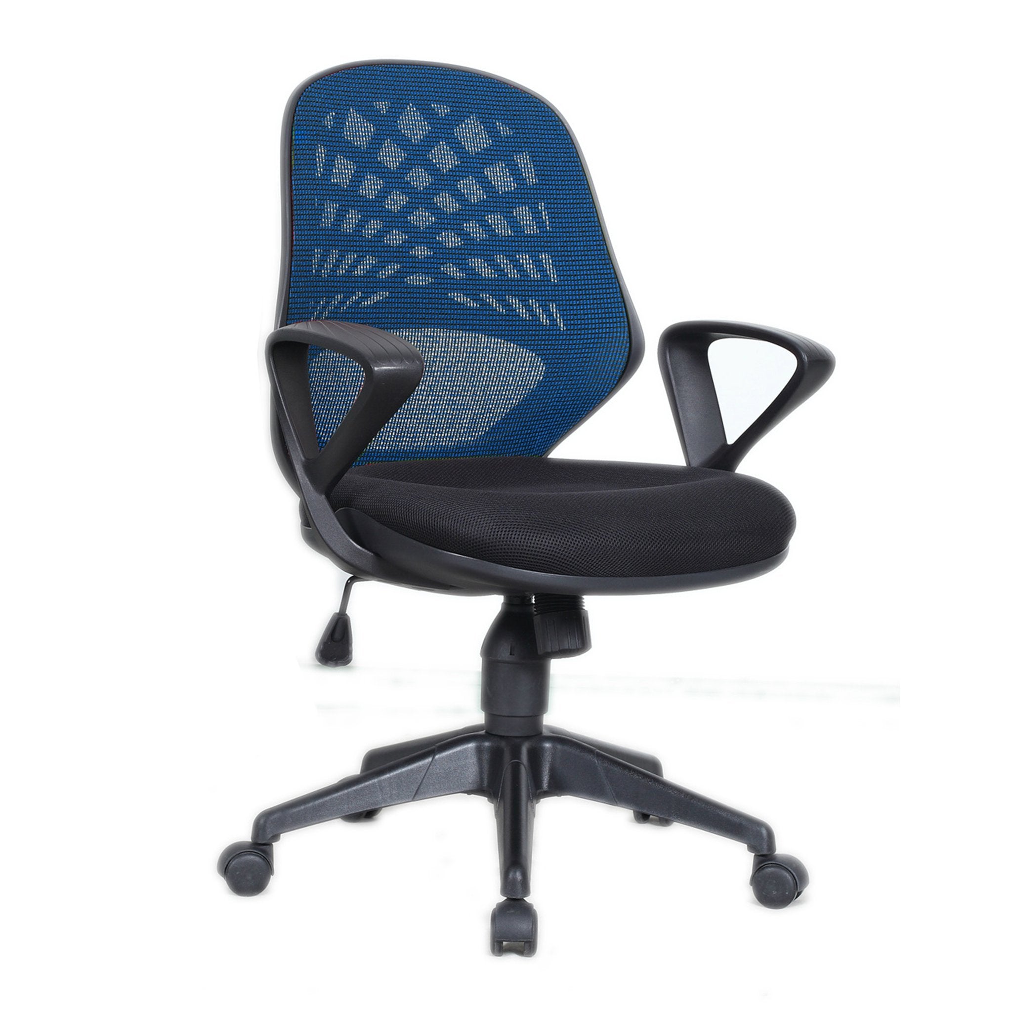 Mars Mesh Back Operator Armchair with Fluted Black Nylon Base ET