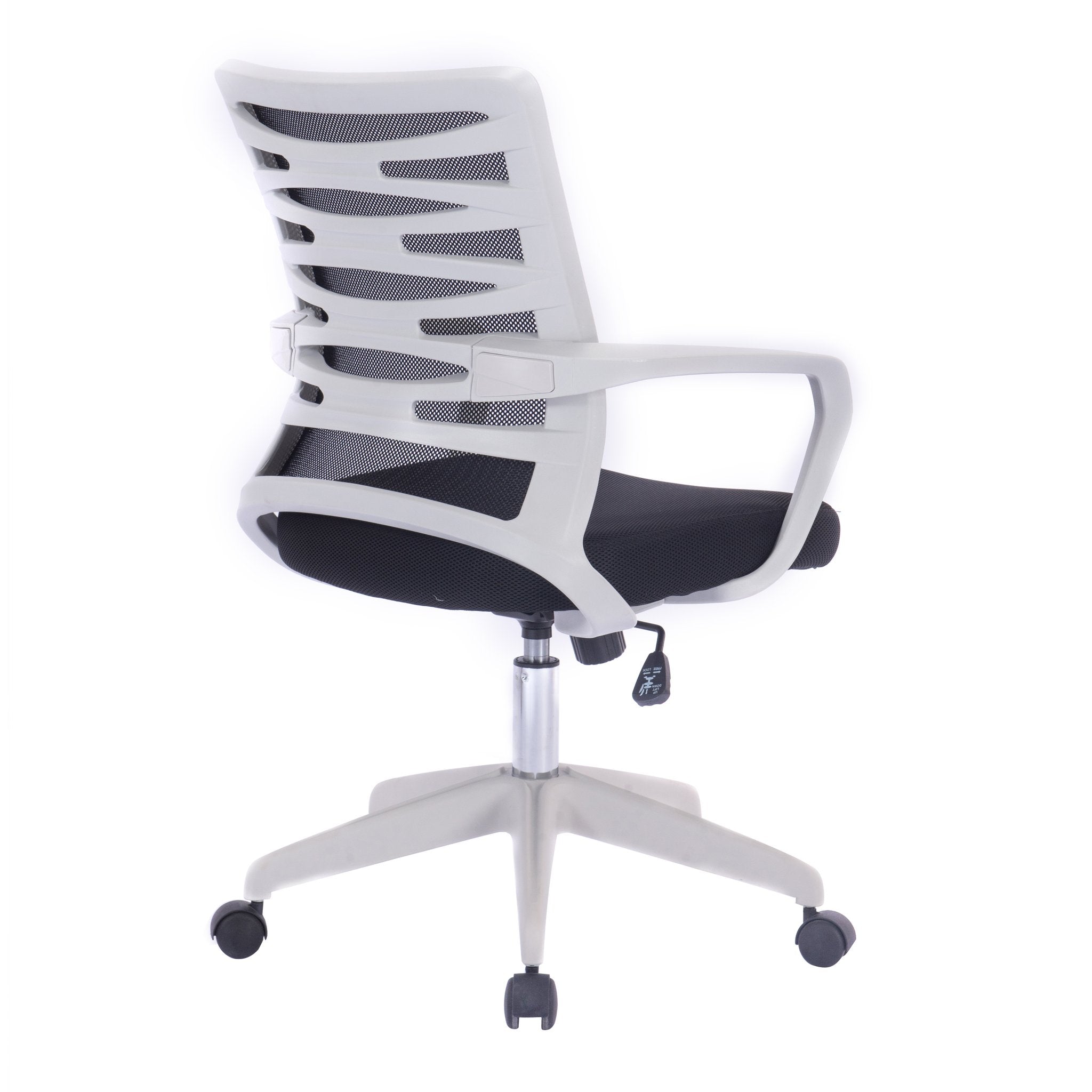 Crypto Designer Mesh Armchair with White Frame and Detailed Back Panelling ET