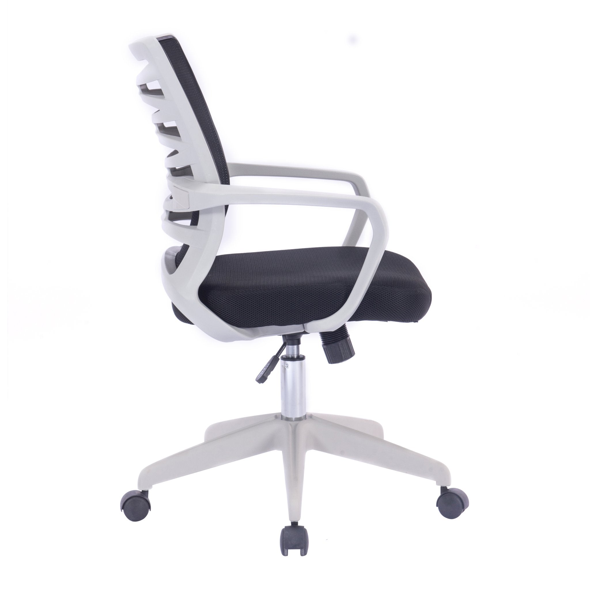 Crypto Designer Mesh Armchair with White Frame and Detailed Back Panelling ET