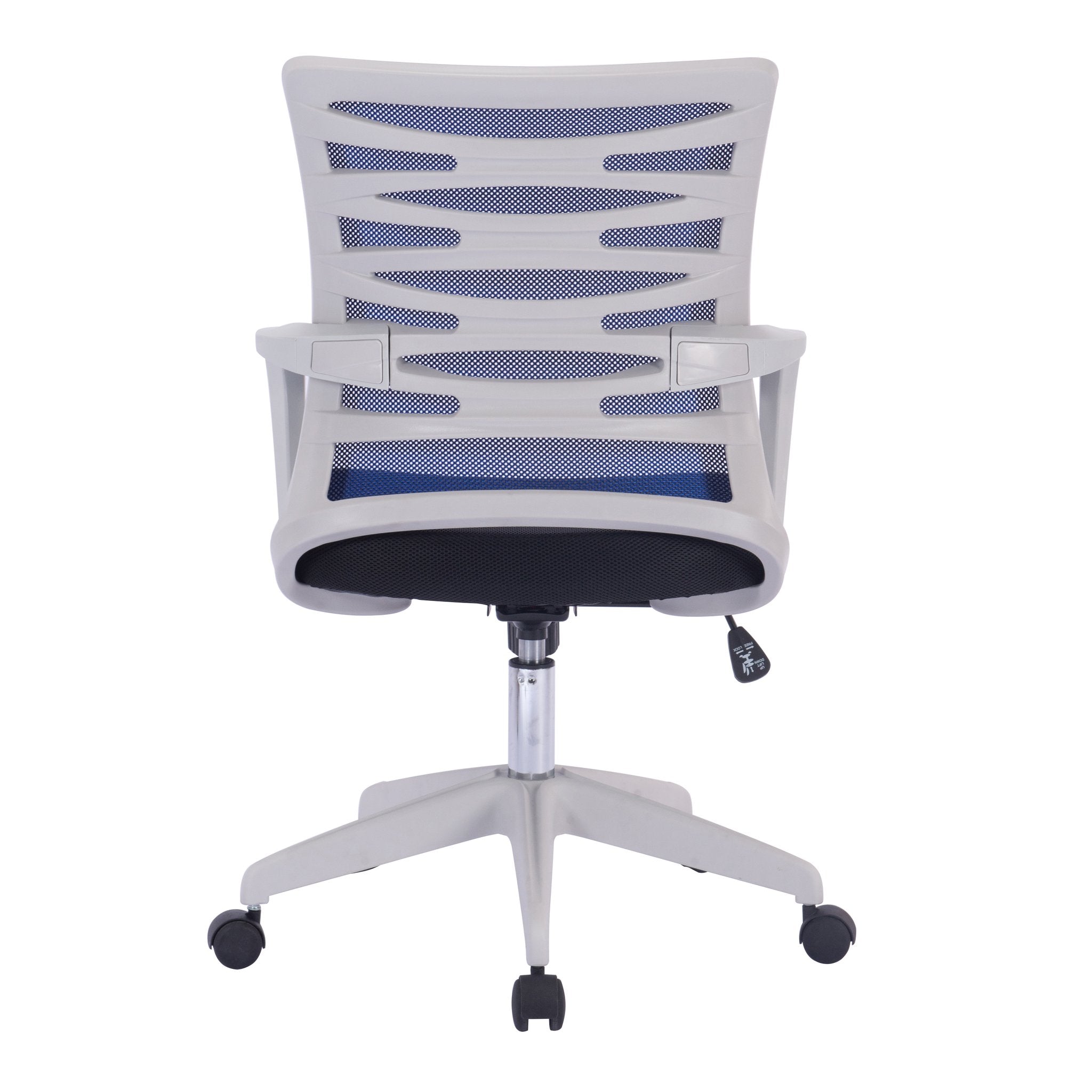 Crypto Designer Mesh Armchair with White Frame and Detailed Back Panelling ET