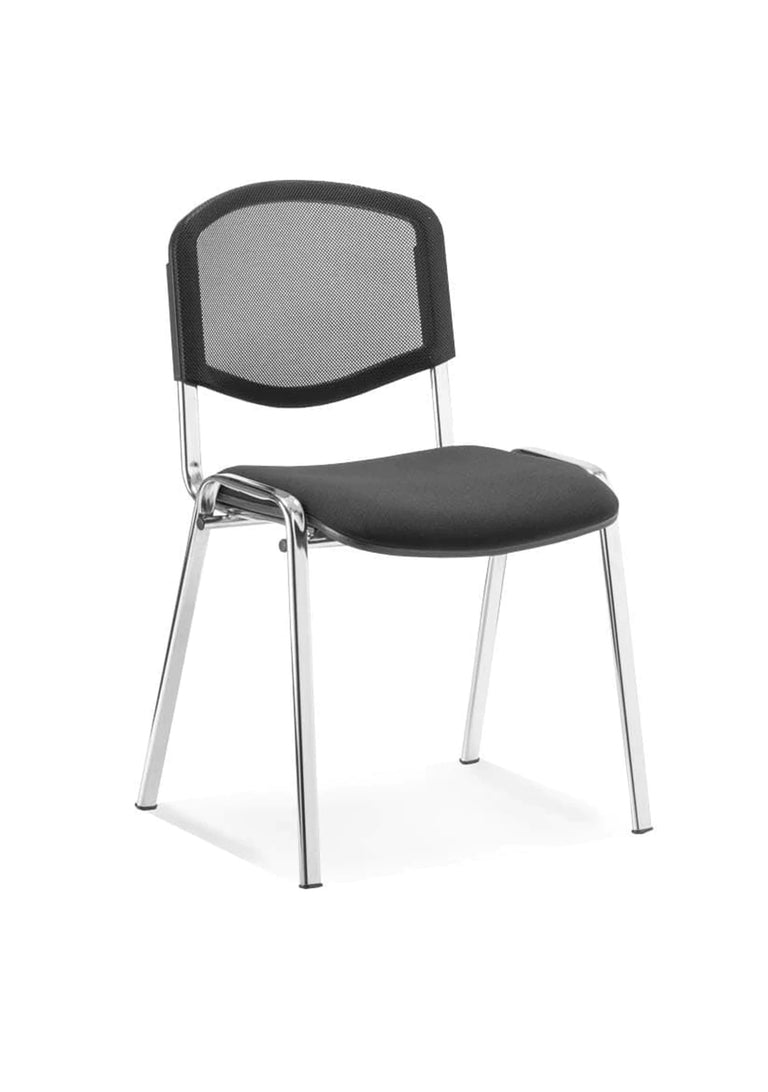 chrome visitor mesh chair