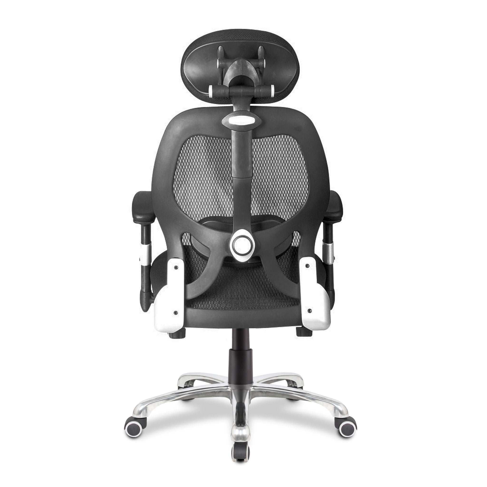Rocket Ergonomic Luxury High Back Executive Mesh Chair with Chrome Base Certified for 24 Hour Use - Black ET