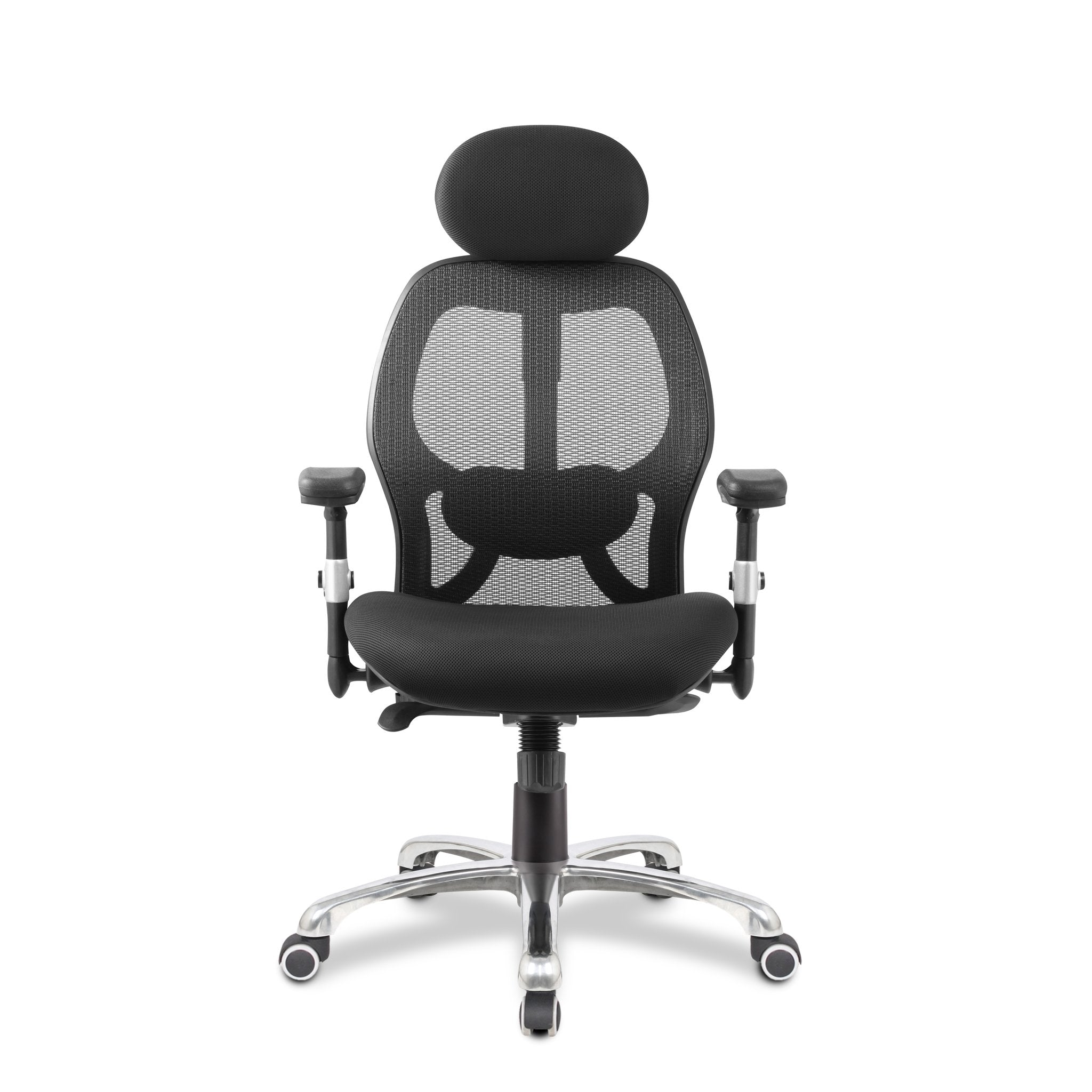 Rocket Ergonomic Luxury High Back Executive Mesh Chair with Chrome Base Certified for 24 Hour Use - Black ET