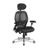 Rocket Ergonomic Luxury High Back Executive Mesh Chair with Chrome Base Certified for 24 Hour Use - Black ET