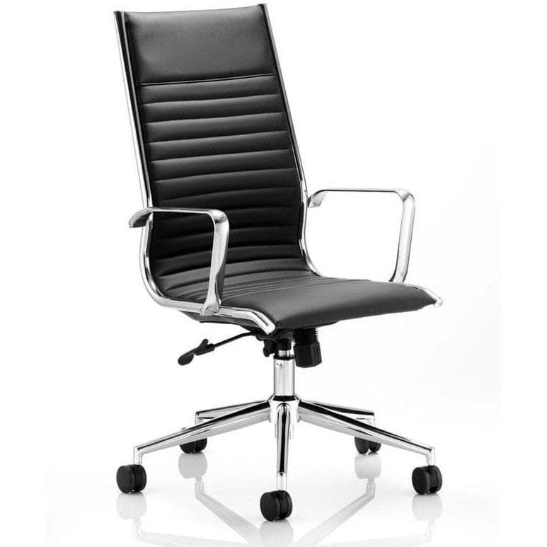 Ritz Executive Chair Bonded Leather High Back With Arms DY