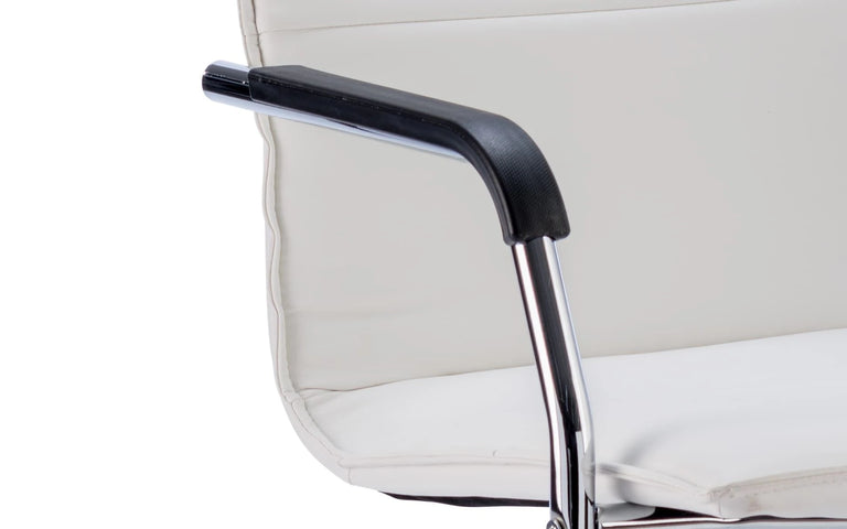 Echo Visitor Cantilever Chair Bonded Leather With Arms DY