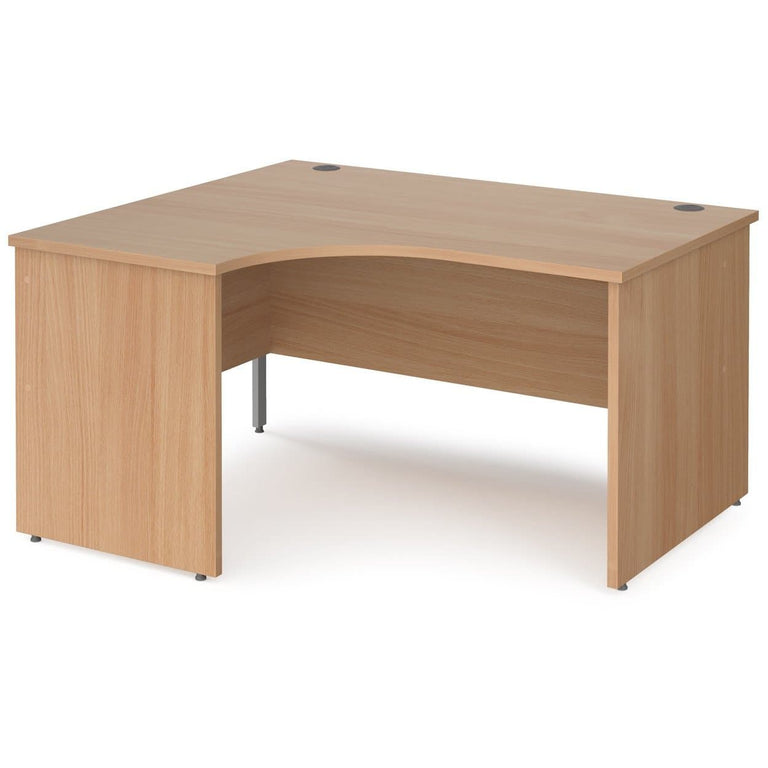 panel leg desks in white and other 