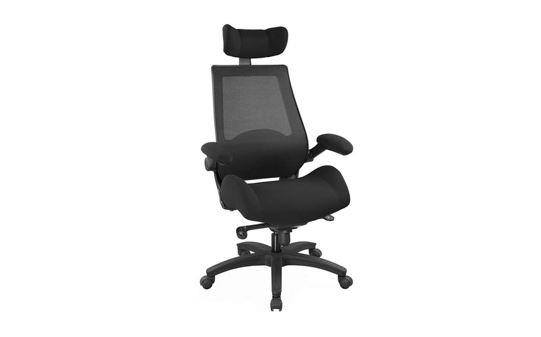 Nebula Task office chair with mesh backres and a headrest London