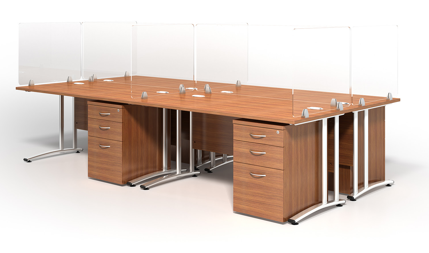 Perspex Desk Sneeze Guard OI